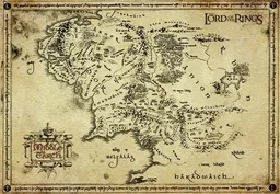 antyczna mapa na pergaminie władca pierścieni lord of the rings edycja kolekcjonerska plakat premium antyczna mapa na pergaminie władca pierścieni lord of the rings edycja kolekcjonerska plakat premium