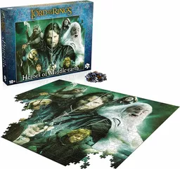 Puzzle Władca Pierścieni z bohaterami dobra Puzzle Władca Pierścieni z bohaterami dobra