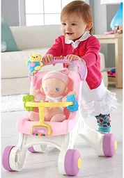 Lekki wózek dla lalek Fisher Price Lekki wózek dla lalek Fisher Price