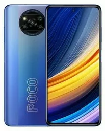 Smartfon Xiaomi POCO X3 PRO niebieski front i tył Smartfon Xiaomi POCO X3 PRO niebieski front i tył