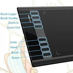 Tablet graficzny XP Pen Star 03 czarny przyciski