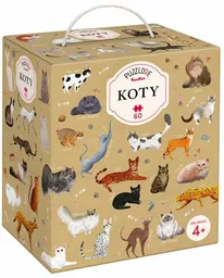 CzuCzu Puzzlove Koty 60 elementów CzuCzu Puzzlove Koty 60 elementów