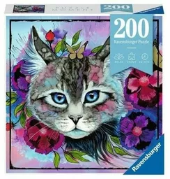 Ravensburger Puzzle Moment Kot 200 elementów Ravensburger Puzzle Moment Kot 200 elementów