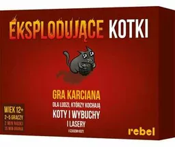 REBEL Gra karciana Eksplodujące Kotki 105415 REBEL Gra karciana Eksplodujące Kotki 105415