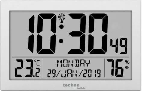 technoline zegar cyfrowy scienny ws8016 blade home