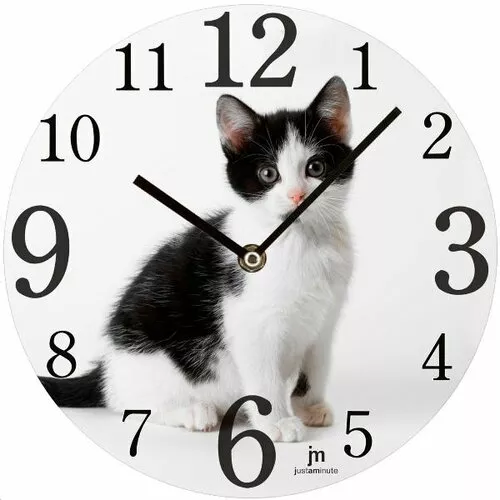 zegarki na sciane dla dziecka kot