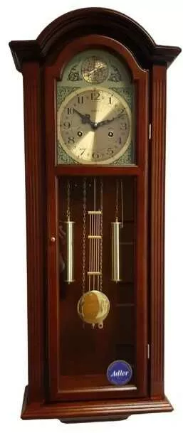 zegar drewniany mechaniczny scienny z wahadlem adler 11070