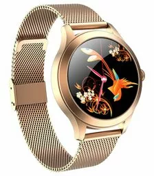 Smartwatch typu bransoletka pozłacany Smartwatch typu bransoletka pozłacany