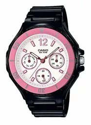 Casio LRW 250H 1A3VEF zegarek czarno-różowa koperta
