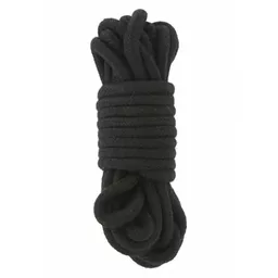 Czarna lina do technik wiązania shibari Czarna lina do technik wiązania shibari