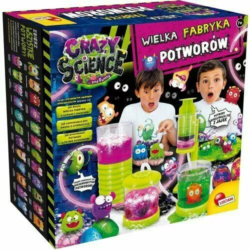 zestaw crazy science wielka fabryka potworow