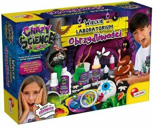zestaw crazy science wielkie laboratorium obrzydliwosci