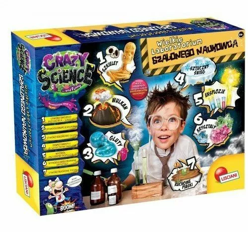 zestaw crazy science wielkie laboratorium szalonego naukowca
