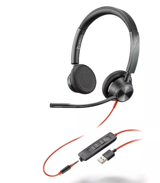 Plantronics Blackwire 3325 Stereofoniczny przewodowy zestaw sluchawkowy z USB A