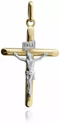 Złoty Krzyżyk z wizerunkiem Jezusa