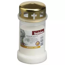Znicz Bolsius plastikowy z pokrywką Znicz Bolsius plastikowy z pokrywką