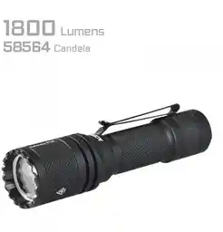 AceBeam Latarka P16 Black 1800 lm USB-C