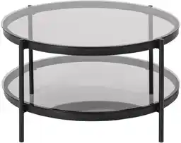 Actona Stolik Bayonne Glass black