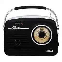 AKAI APR-11 Czarno-biały Radioodbiornik