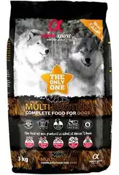 Alpha Spirit karma dla psa półwilgotna multiprotein 3 kg, naturalne składniki, wysokobiałkowa, bez sztucznych dodatków