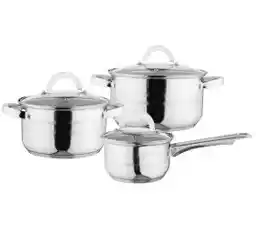 Altom Design Remo 020400491 Indukcja Stal nierdzewna 6 elementów Zestaw garnków