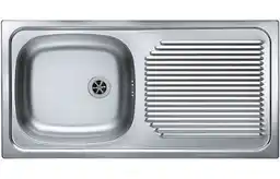 Alveus Basic 60 1008843K satyna Zlewozmywak prostokątny