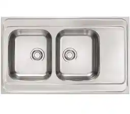 Alveus Classic Pro 80 1112283K Satynowy Stalowy Zlewozmywak prostokątny