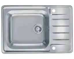 Alveus Praktik 120 1122463 Stalowy Satynowy Zlewozmywak prostokątny