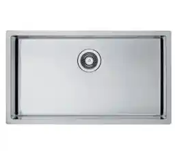 Alveus Quadrix 60 1092477 Stalowy Satyna Zlewozmywak prostokątny