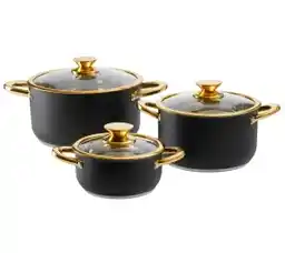 Ambition Royal Steel Indukcja Stal nierdzewna 6 elementów Zestaw garnków