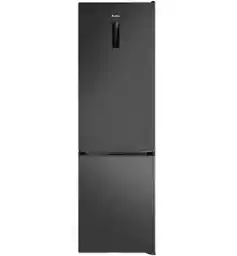 Amica FK3706D.5DFZXC A Pełny No Frost 200cm Komora świeżości Czarny Inox Lodówka