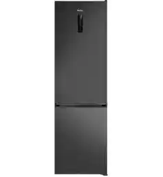 Amica FK3706E.2DFZXC D Pełny No Frost 200cm Komora świeżości Czarny Inox Lodówka