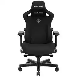Anda Seat Kaiser 3 XL Gamingowy do 200kg Tkanina Czarny Fotel gamingowy