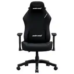 Anda Seat Luna L Gamingowy do 110kg Tkanina Czarny Fotel gamingowy