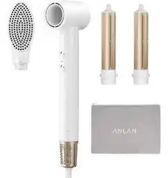 Anlan 05-ACFS41-02E 1400W Jonizacja Zimny nawiew 3 poziomy temperatury Suszarko-lokówka