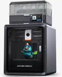 Anycubic Drukarka 3D Kobra S1 Combo Wi-Fi, LAN plus Hotend plus Filament PLA Czarny