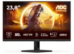 Aoc Monitor 23,8 Q24G4RE Fast Ips Qhd 180Hz Hdmi Dp