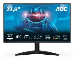 Aoc Monitor 24B36X 23.8 cala IPS 144Hz HDMI DP