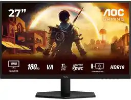 Aoc Monitor Q27G42XNE 27 cali Fast VA 180Hz HDMIx2 DP