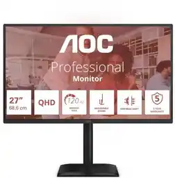 AOC Q27E4U 27 2K IPS 120Hz 4ms Monitor LED