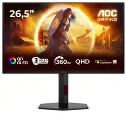 AOC Q27G4SDR 26,5 2K QD OLED 360Hz 0,03ms Gamingowy Monitor OLED
