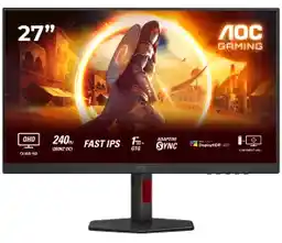AOC Q27G4ZR 27 2K Fast IPS 240Hz/ OC 260Hz 0,3ms MPRT Gamingowy Monitor LED