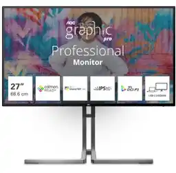 AOC U27U3CV 27 4K Nano IPS 60Hz 4ms Monitor LED