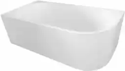 Aqualine TIBERA L wanna wolnostojąca 170x80 cm, odpływ na środku biała E1026