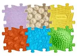 Askato Mata sensoryczna Muffik MFK-023-01 29.8 x 29.8 cm 6 elementów Wielokolorowy