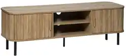 Atmosphera Komoda Pod Telewizor Nowoczesna Szafka Rtv Brązowa 140 X 40 X 53 Mdf Colva