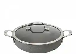 Ballarini Indukcyjna Patelnia Głęboka Z 2 Uchwytami 28 Cm Salina Granitium 75002-810-0