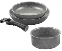 Ballarini Torre 1029409 Indukcja Aluminium 4 elementy Zestaw garnków