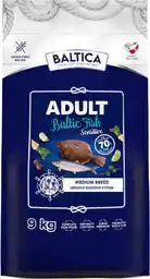 Baltica Adult Sensitive M 9kg z rybami bałtyckimi dla średnich ras