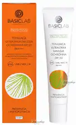 BasicLab Prewencja i Antyoksydacja Tonująca ultralekka emulsja ochronna SPF50 PA ++++ 40ml
